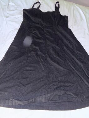 Old Navy Black A-Line Dress with Spaghetti Straps